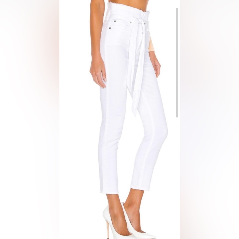 7 For All Mankind White Pants